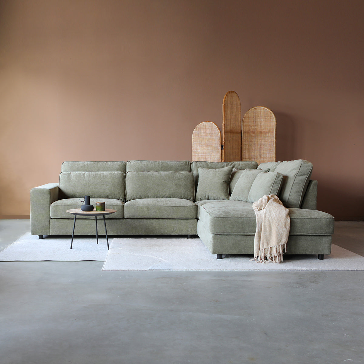 PEPP interiors RICHIE met ottoman rechts - Rebel 18